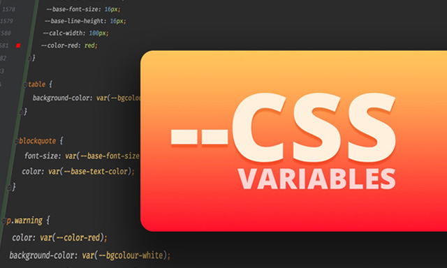 在原生CSS中使用变量