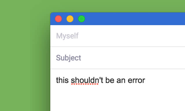 使用spellcheck属性禁用输入框拼写检查